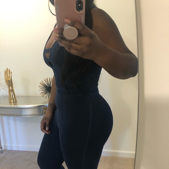 Denim jumpsuit - Picture 3 of 5